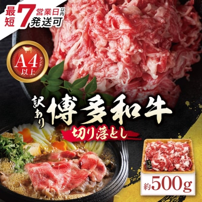 博多和牛 A4ランク以上 切り落とし 約500g