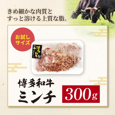 博多和牛100%ミンチ(挽肉)【訳あり】300g