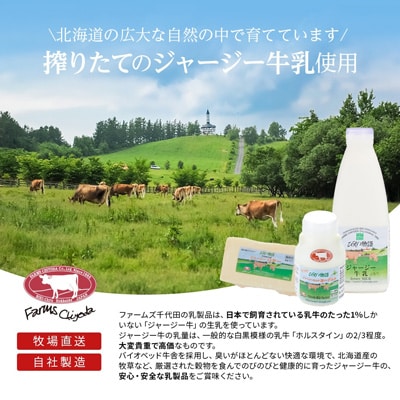 牛乳 希少なジャージー牛 900ml×6本 北海道 ファームズ千代田