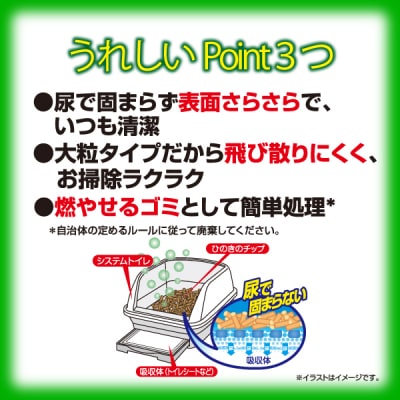 クリーンミュウ　国産天然ひのきのチップ　大粒4.6L×3袋　H-241