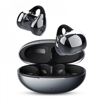 【2025年モデル】 空気伝導イヤホン Bluetooth5.4 TWS＜ブラック＞