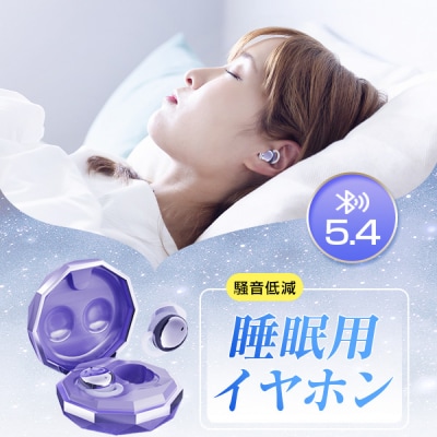 【昼夜兼用イヤホン】 寝ホン 2025年 最新型 睡眠用イヤホン ワイヤレス＜ブラック＞