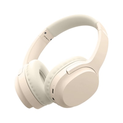 【ベージュ】ワイヤレスヘッドホン イヤホン ヘッドセット Bluetooth6.1 超低遅延