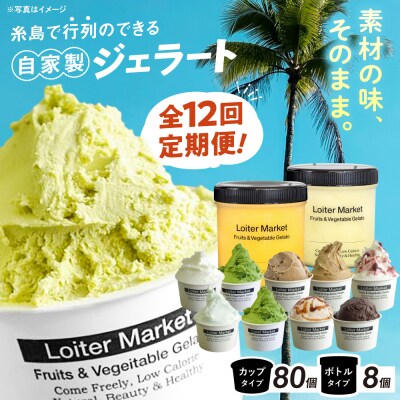 【全12回定期便】 カップ10個/お楽しみボトル2個 Loiter Market [AGD012]