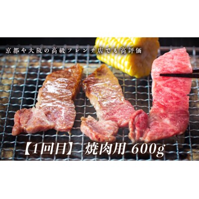 頒布会 3回お届け すだち牛  焼肉用600g & すき焼き用600g & ステーキ用500g