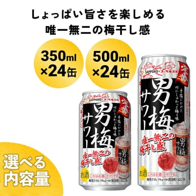サッポロ 男梅サワー 350ml×24缶入|21_yny-010101a