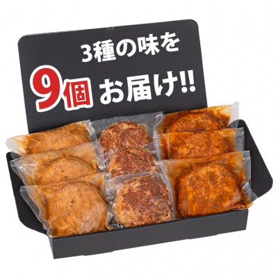 梅山豚のハンバーグ3種セット
