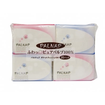 パルナップポケット　ポケットティッシュ10組(20枚)×600入(1465)