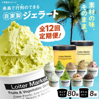 【全12回定期便】 カップ10個/お楽しみボトル2個 Loiter Market [AGD012]