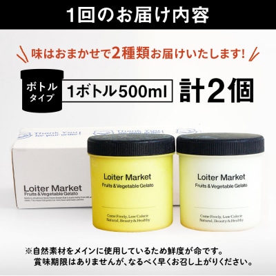 【全4回 定期便】 お楽しみ ボトル2個×4回セット Loiter Market [AGD013]