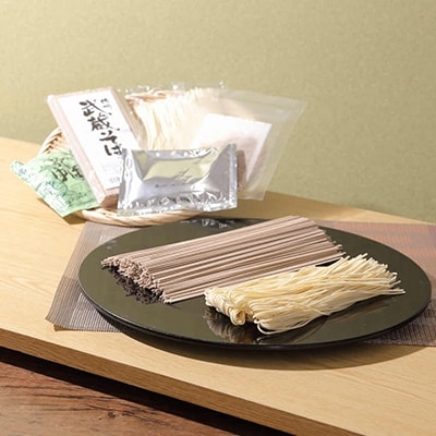 津山らーめん & 作州武蔵そばのセット