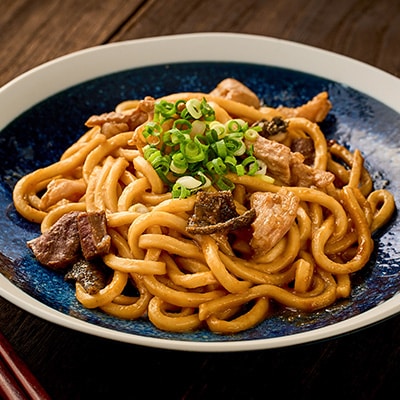 【冷凍】【4人前】津山名物ホルモンうどんセット(国産牛使用)