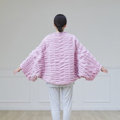 ふわふわレムケット肩掛け F ブラウン