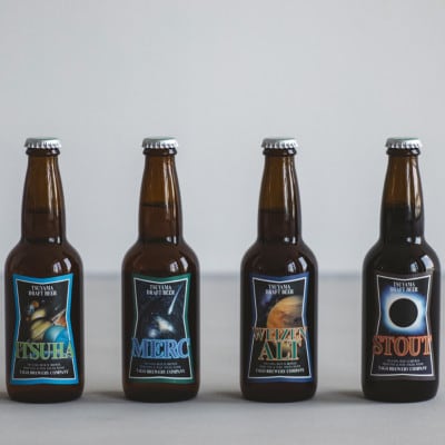 作州津山ビール　宇宙ラベルシリーズ4本入り