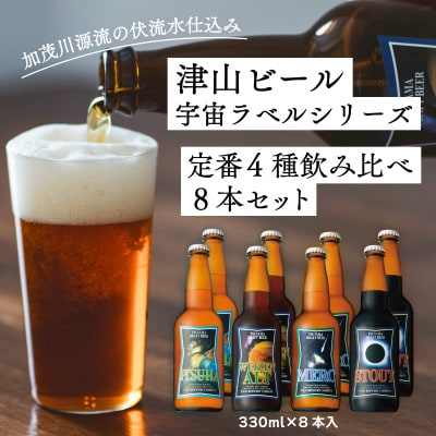 作州津山ビール　宇宙ラベルシリーズ8本入り