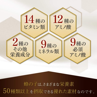 【毎月定期便】酵素パワー蜂の子 (21512)全3回