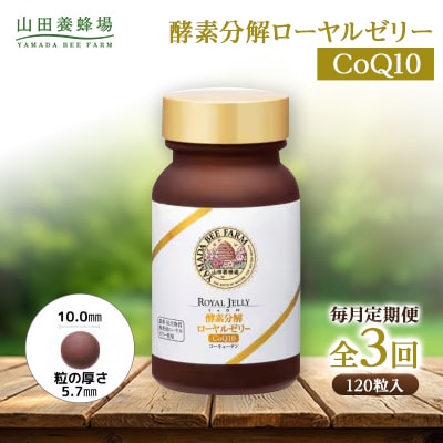 【毎月定期便】酵素分解ローヤルゼリー CoQ10(5935)全3回