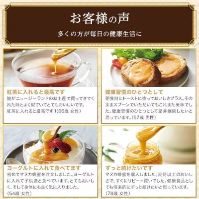 【毎月定期便】マヌカ蜂蜜(クリームタイプ)MG100+(22193)全12回