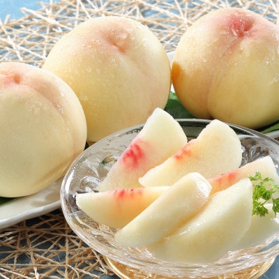 岡山県産　岡山白桃3玉【冷蔵】2026年発送