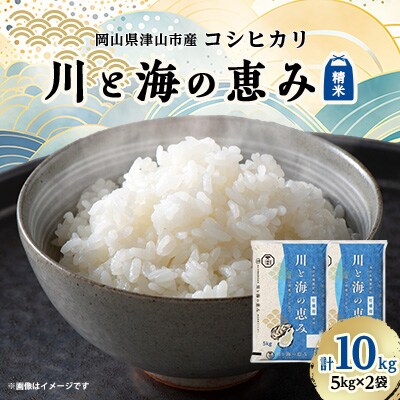 【岡山県津山市産】川と海の恵み10kg(コシヒカリ)