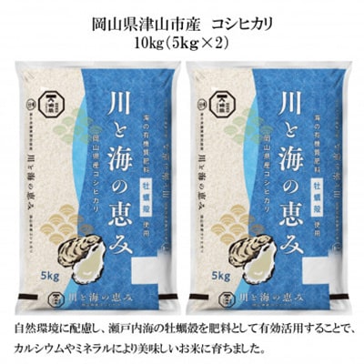【岡山県津山市産】川と海の恵み10kg(コシヒカリ)
