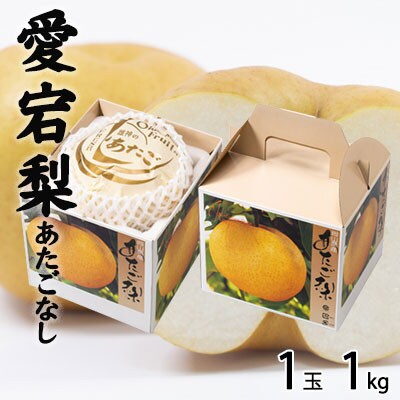岡山県産　あたご梨  1玉  1kg
