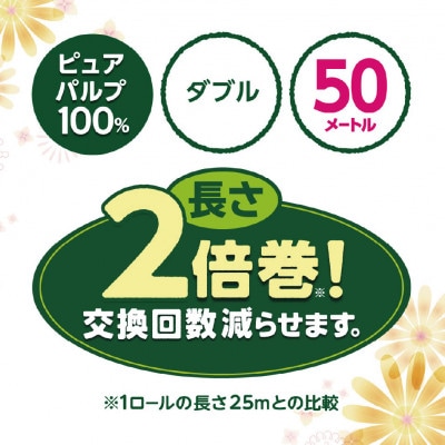 エリエール i:na(イーナ) トイレットペーパー ダブル 12R×6パック(72個)