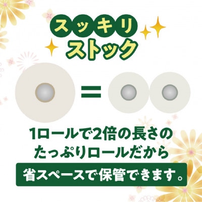 エリエール i:na(イーナ) トイレットペーパー ダブル 12R×6パック(72個)