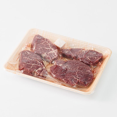 【岡山県産国産牛】やわらかヒレステーキ 4～5枚(500g)牛脂付き