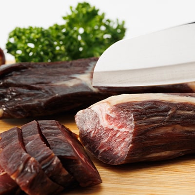 【岡山県産黒毛和牛】干し肉　600g(200g×3パック)