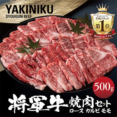 【将軍牛】特選焼肉セット ロース カルビ もも 3種類 500g
