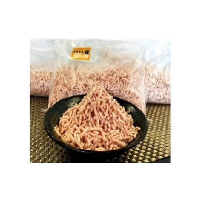 茨城県産 豚⾁バラ凍結ミンチ2kg(500g×4袋)ジッパー付