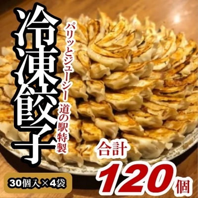 【2025年7月発送】道の駅さかい 特製 冷凍餃子120個 (30個×4袋) 餃子 冷凍食品 惣菜