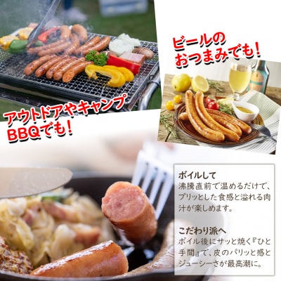 小分けで便利!いち美豚手作りウインナー 200g×7パック(合計1.4kg) 豚 ソーセージ 国産