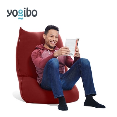 9月30日まで寄付額改定!! Yogibo Lite(ヨギボー ライト)【ワインレッド】
