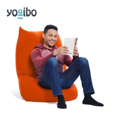 9月30日まで寄付額改定!! Yogibo Lite(ヨギボー ライト)【オレンジ】