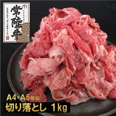 〈2023年10月発送〉【A5・A4等級】常陸牛 切り落とし 1000g