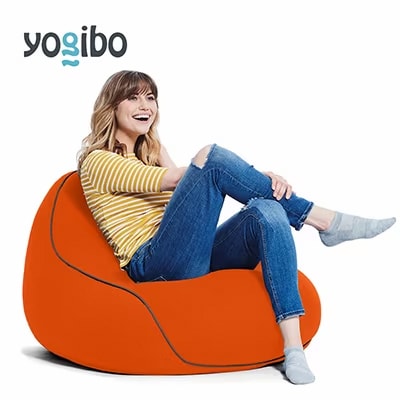 9月30日まで寄付額改定!!  Yogibo Lounger ヨギボー ラウンジャー【オレンジ】