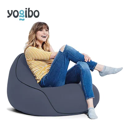 9月30日まで寄付額改定!! Yogibo Lounger ヨギボー ラウンジャー【ネイビーブルー】