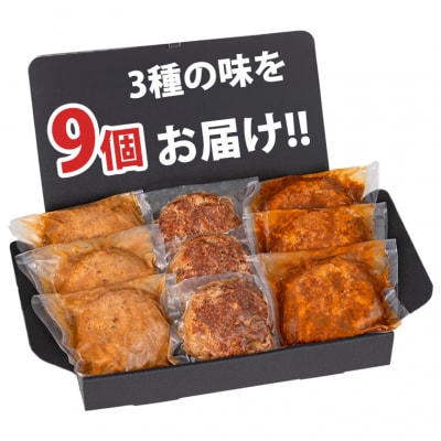 梅山豚のハンバーグ3種セット