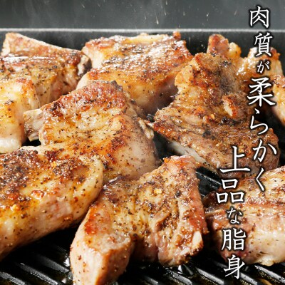 国産豚 スペアリブ ガーリックペッパー味付 2kg (500g × 4袋)