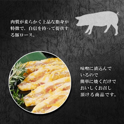 国産豚 ロース 西京漬け 2kg(250g×8袋)