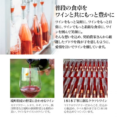 【巨峰ワイン 飲み比べセット】 500ml×1本 375ml×1本 さかいまちワイナリー