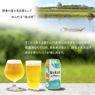 【5日以内発送】 富士見百景にごり ビール 境町オリジナル 6本 (350ml×6本)  最速便