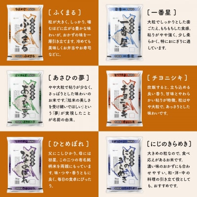 【定期便】お米2種食べ比べ 10kg×3回 精米 白米 (2月初回発送) 令和7年産