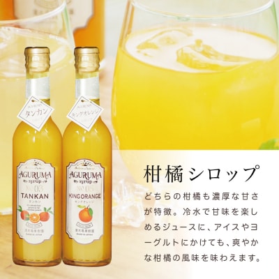 柑橘ジャム&シロップ4本セット ＜タンカン・キングオレンジ＞
