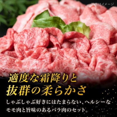【しゃぶしゃぶ】 A4 ランク 糸島 黒毛和牛 スライス 計1kg  食べ比べ[ACA068]