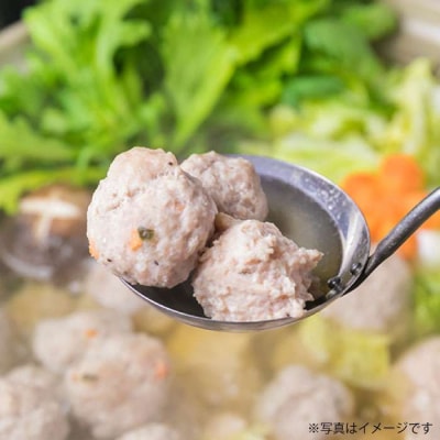 自家製つみれ鍋セット (糸島産豚肉/華味鳥)計1.3kg  【糸島ミートデリ工房】 [ACA099]
