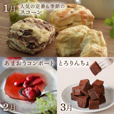 【全12回定期便】糸島スイーツお楽しみ定期便 [AAH003]