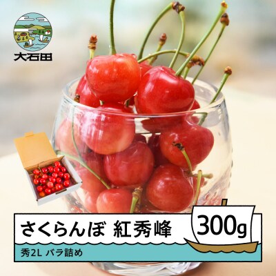 【先行予約】 さくらんぼ 紅秀峰 秀2L 300g 2027年産 ry-bss2b300